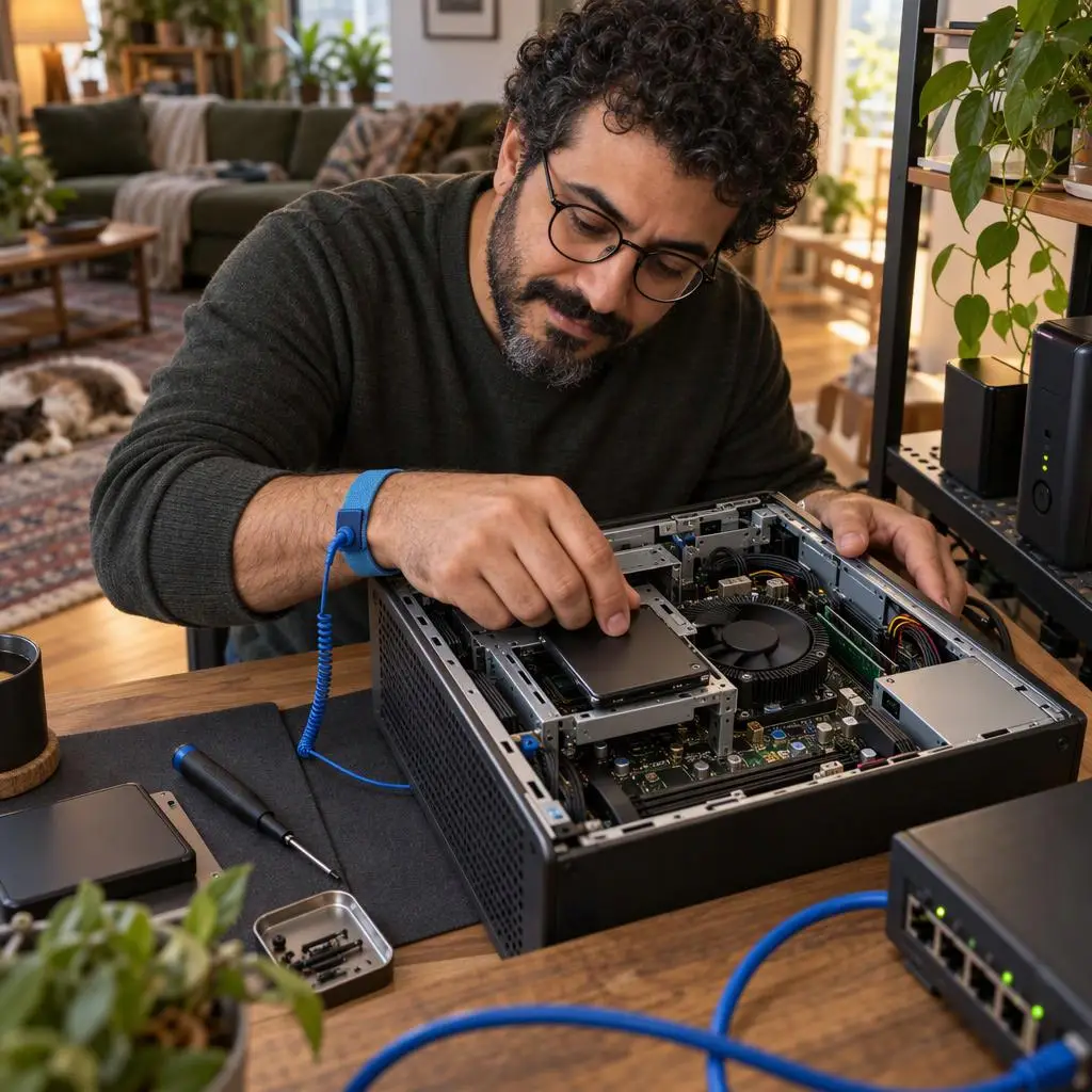 تبدیل مینی کیس استوک به سرور خانگی؛ راهنمای عملی